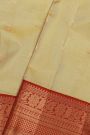 Kancheepuram Silk Off White Saree