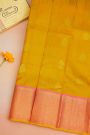 Kancheepuram Silk Mustard Saree