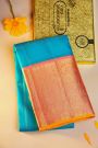 Kancheepuram Silk Sky Blue Saree