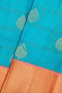 Kancheepuram Silk Sky Blue Saree