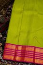 Kancheepuram Silk Parrot Green Saree