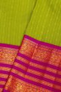 Kancheepuram Silk Parrot Green Saree
