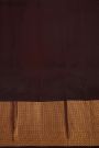 Kancheepuram Silk Rust Saree