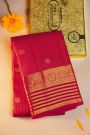 Kancheepuram Silk Rani Pink Saree