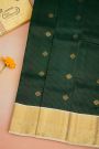 Kancheepuram Silk Bottle Green Saree
