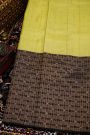 Kancheepuram Silk Lime Yellow Saree