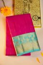 Kancheepuram Silk Rani Pink Saree