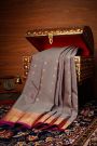 Kancheepuram Silk Grey Saree