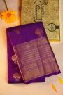 Kancheepuram Silk Dark Purple Saree