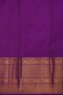 Kancheepuram Silk Dark Purple Saree