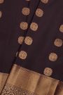 Kancheepuram Silk Dark Purple Saree