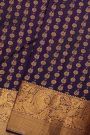 Kancheepuram Silk Navy Blue Saree