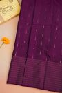 Kancheepuram Silk Dark Purple Saree