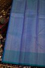 Kancheepuram Silk Peacock Blue Saree