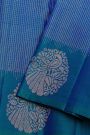 Kancheepuram Silk Peacock Blue Saree