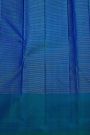 Kancheepuram Silk Peacock Blue Saree