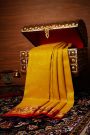 Kancheepuram Silk Mustard Saree