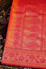 Kancheepuram Silk Peach Saree