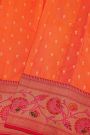 Kancheepuram Silk Peach Saree