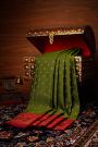 Kancheepuram Silk Mehendi Green Saree