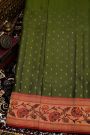 Kancheepuram Silk Mehendi Green Saree