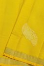 Kancheepuram Silk Yellow Saree