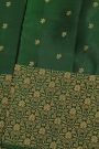 Kancheepuram Silk Bottle Green Saree