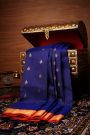 Kancheepuram Silk Navy Blue Saree