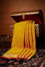 Kancheepuram Silk Yellow Saree