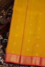 Kancheepuram Silk Yellow Saree