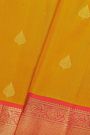 Kancheepuram Silk Yellow Saree