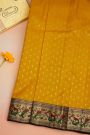 Kancheepuram Silk Mustard Saree