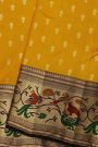 Kancheepuram Silk Mustard Saree