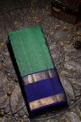 Kancheepuram Silk Peacock Green Saree