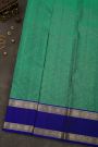 Kancheepuram Silk Peacock Green Saree