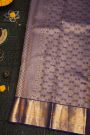 Kancheepuram Silk Purple Saree
