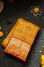 Kancheepuram Silk Yellow Saree