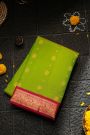 Kancheepuram Silk Parrot Green Saree