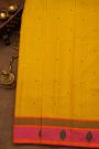 Kancheepuram Silk Yellow Saree