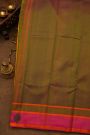 Kancheepuram Silk Yellow Saree
