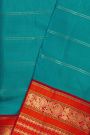 Kancheepuram Silk Blue Saree