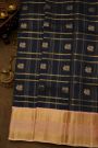 Kancheepuram Silk Navy Blue Saree