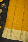 Kancheepuram Silk Mustard Saree