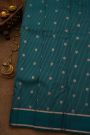 Kancheepuram Silk Teal Blue Saree