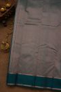 Kancheepuram Silk Teal Blue Saree