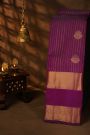 Kancheepuram Silk Purple Saree