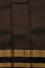Kancheepuram Silk Dark Brown Saree