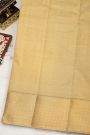 Kancheepuram Silk Purple Saree With Checks Body Pastel Border