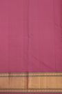 Kancheepuram Silk Wine Saree Checks Body Contrast Border