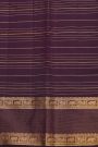 Kancheepuram Silk Light Pink Saree With Checks Body Gap Border
